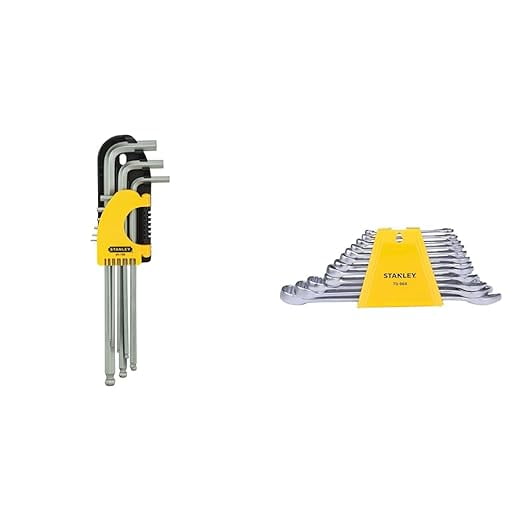 Stanley 94-158 9 Piece Extra Long Metric Ball End Hex Key Set