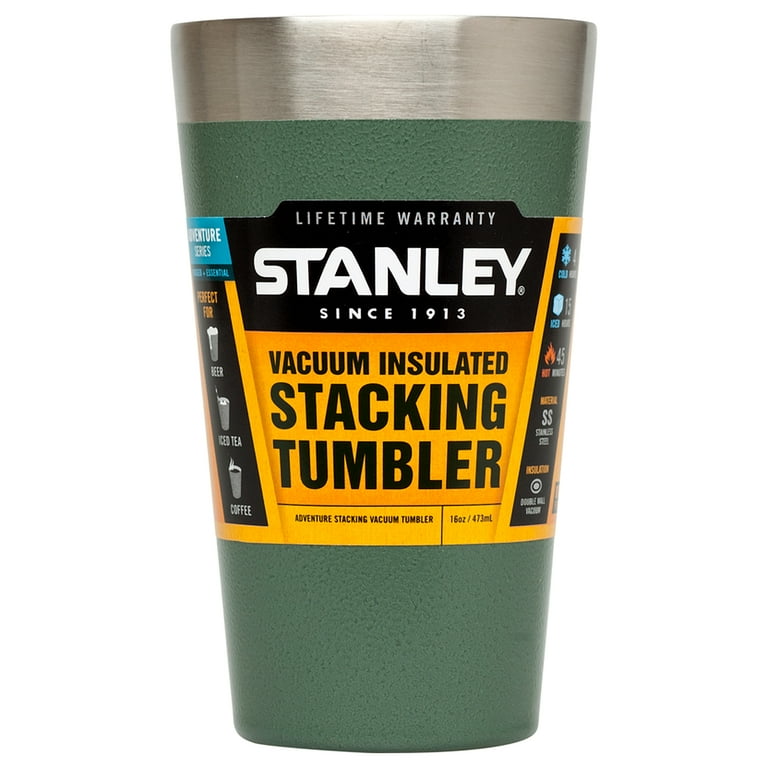 Stanley The Stay-Chill Hammertone Green Stacking Pint 10-02282-261