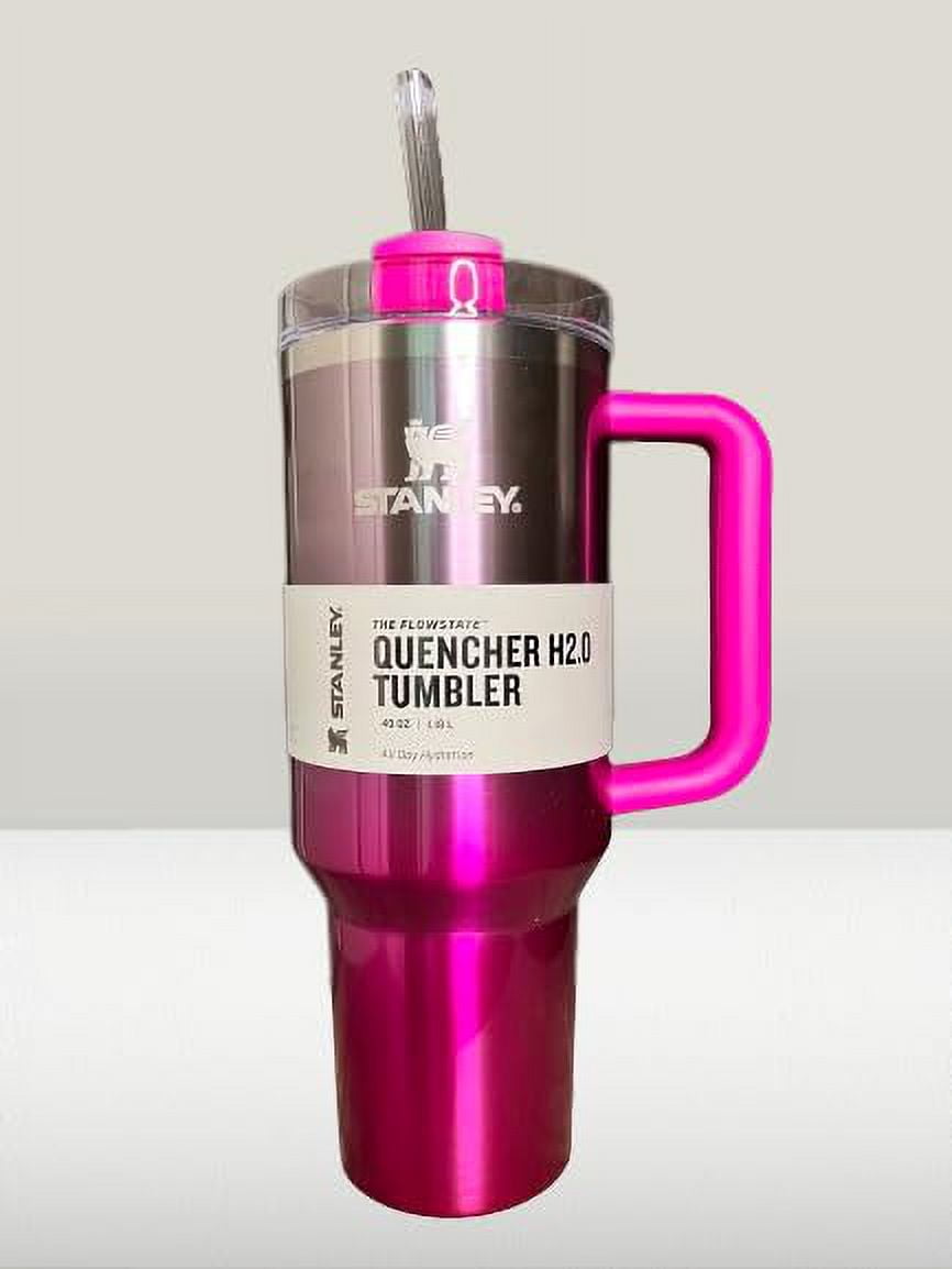 STANLEY Stanley Quencher H2.0 FlowState 40 oz Tumbler - Pink  Parade: Tumblers & Water Glasses