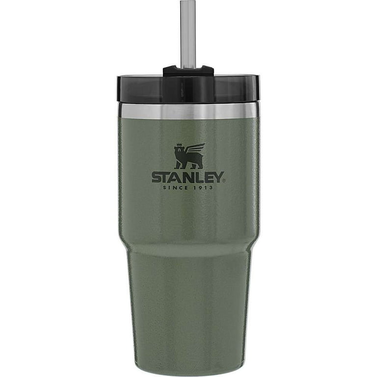 2 Pack Tumbler Carrier，Compatible with Stanley Adventure Quencher Travel  Tumbler 40oz (2 dark green deer)