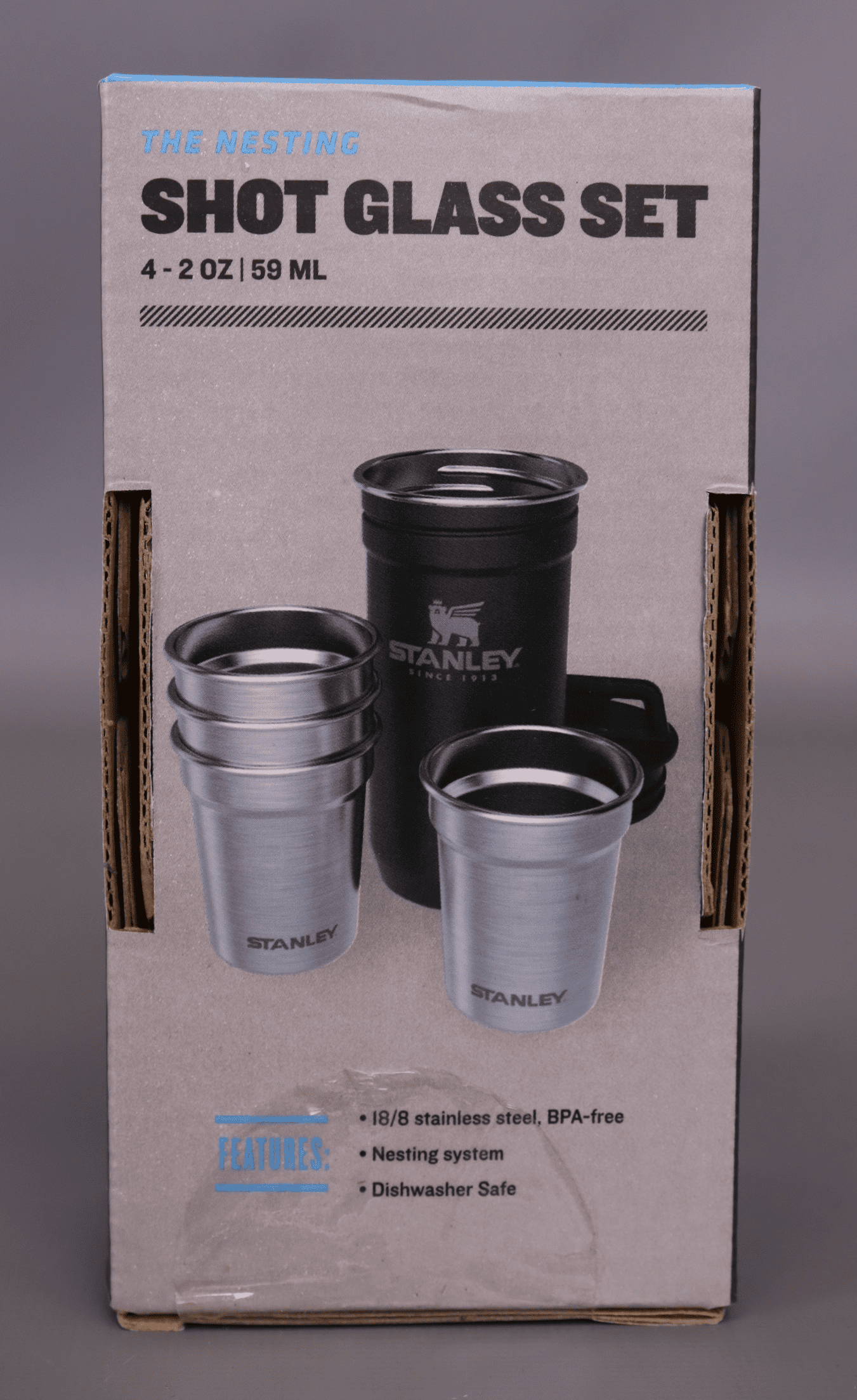 Stanley Adventure Nesting Stainless Steel Shot Glass Set