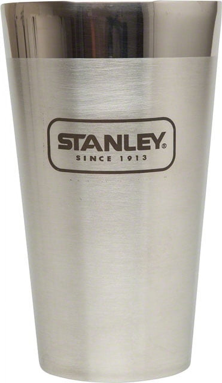 Stanley 16 oz. Adventure Stacking Pint Glass – 2 Pack, Brushed Stainless