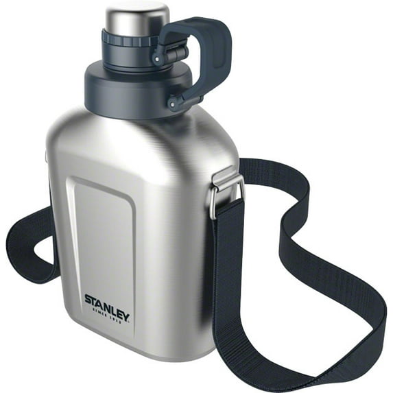 Stanley Adventure Steel Canteen: Stainless Steel, 1.1qt