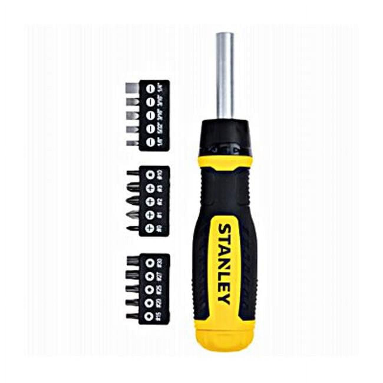 Stanley Assorted Ratcheting Screwdriver Set 15 pc