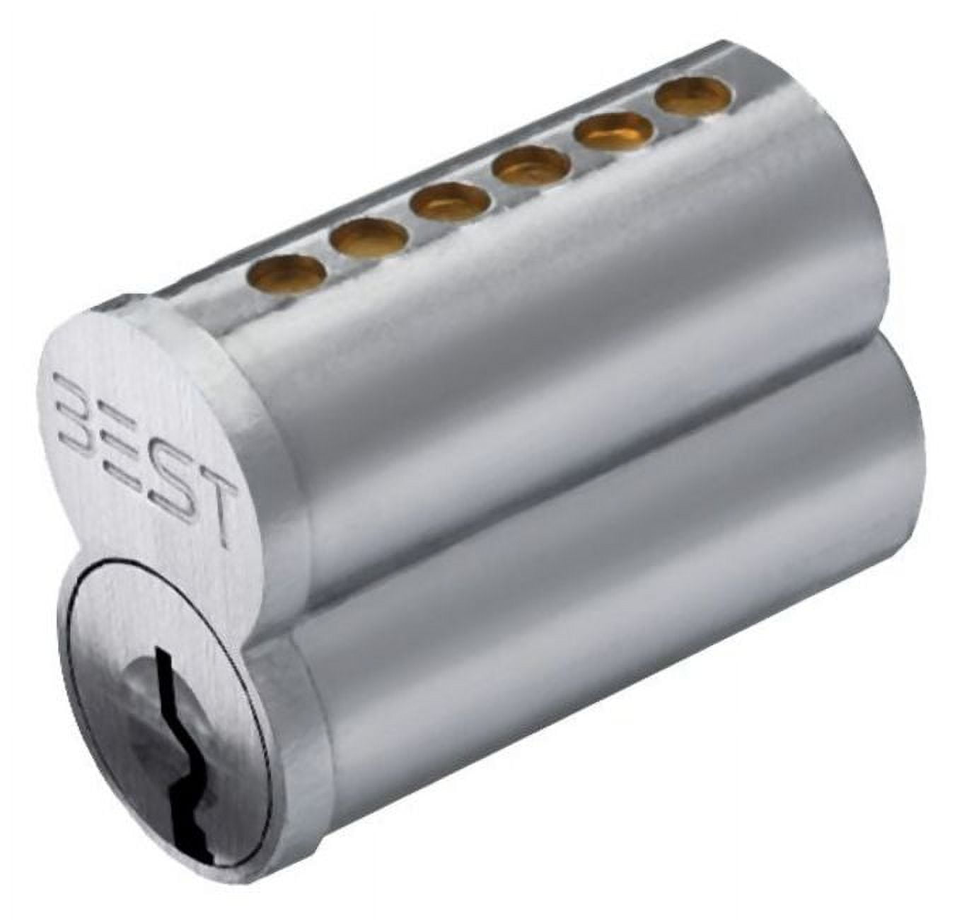 Stanley Best 1C7L1626 Standard 7 Pin L Keyway Uncombinated Core - Satin ...