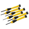 thumbnail image 1 of Stanley Black & Decker 6-piece Precision Screwdriver Set, Black/yellow, 1 of 9