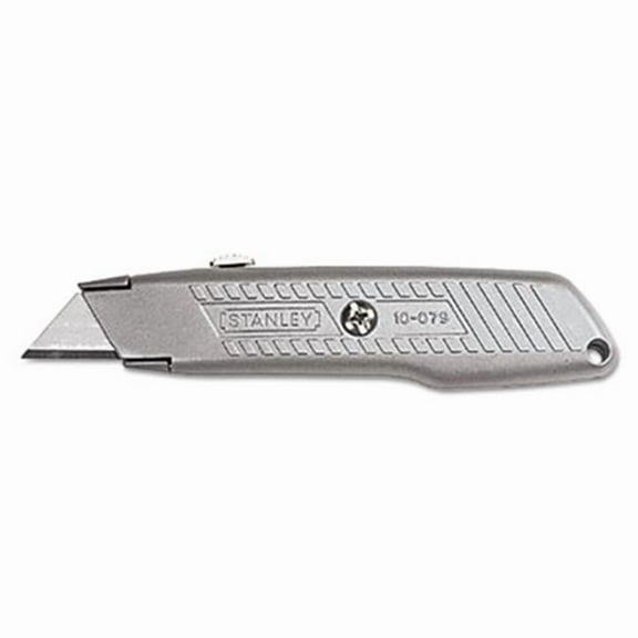 Stanley Bostitch 10079 Metal Interlock Retractable Utility Knife - Gray
