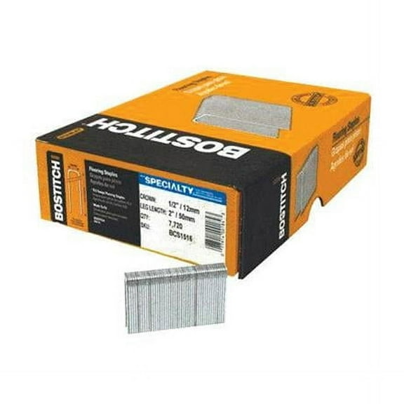Stanley Bostitch  2 in. Galvanized Steel Wire Staples - 15.5 Gauge