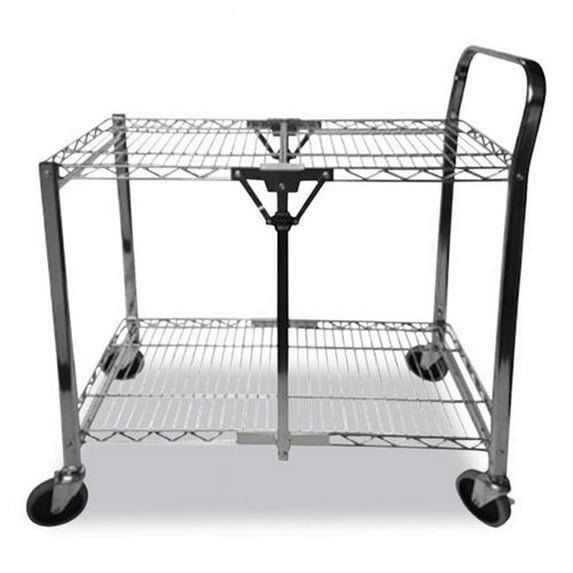 Stanley Bostitch BOSBSACLGCR 35 x 37.25 x 22 in. 2-Shelves Stowaway Folding Carts