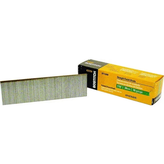 Stanley Bostitch BT1335B Stick Brad Nails 1-3/8 Inch 18-Gauge 3000 Pack, Each