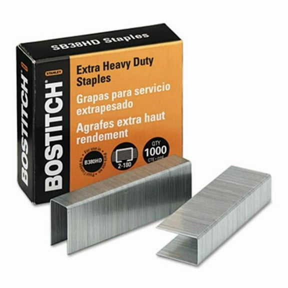 Stanley Bostitch  Heavy-Duty Staples for B380HD-Blk Auto 180 Stapler  1 000-Box