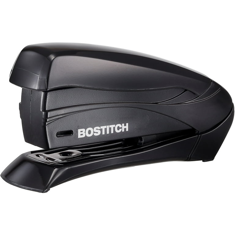 Bostitch InJoy Spring-Powered Antimicrobial Compact Stapler - 20 Sheets Capacity - 105 Staple Capacity - Half Strip - 1/4 Bostitch InJoy Spring-Powered Antimicrobial Compact Stapler - 20 Sheets Capacity - 105 Staple Capacity - Half Strip - 1/4