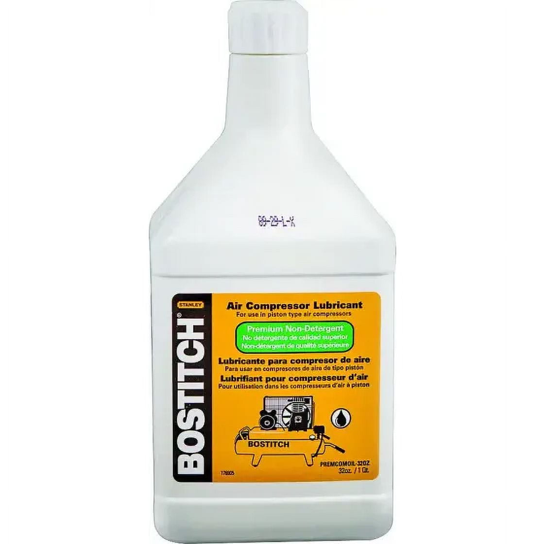 Stanley Bostitch Premium Grade Oil Pneumatic Tool Lubricant 32 Ounce, Each