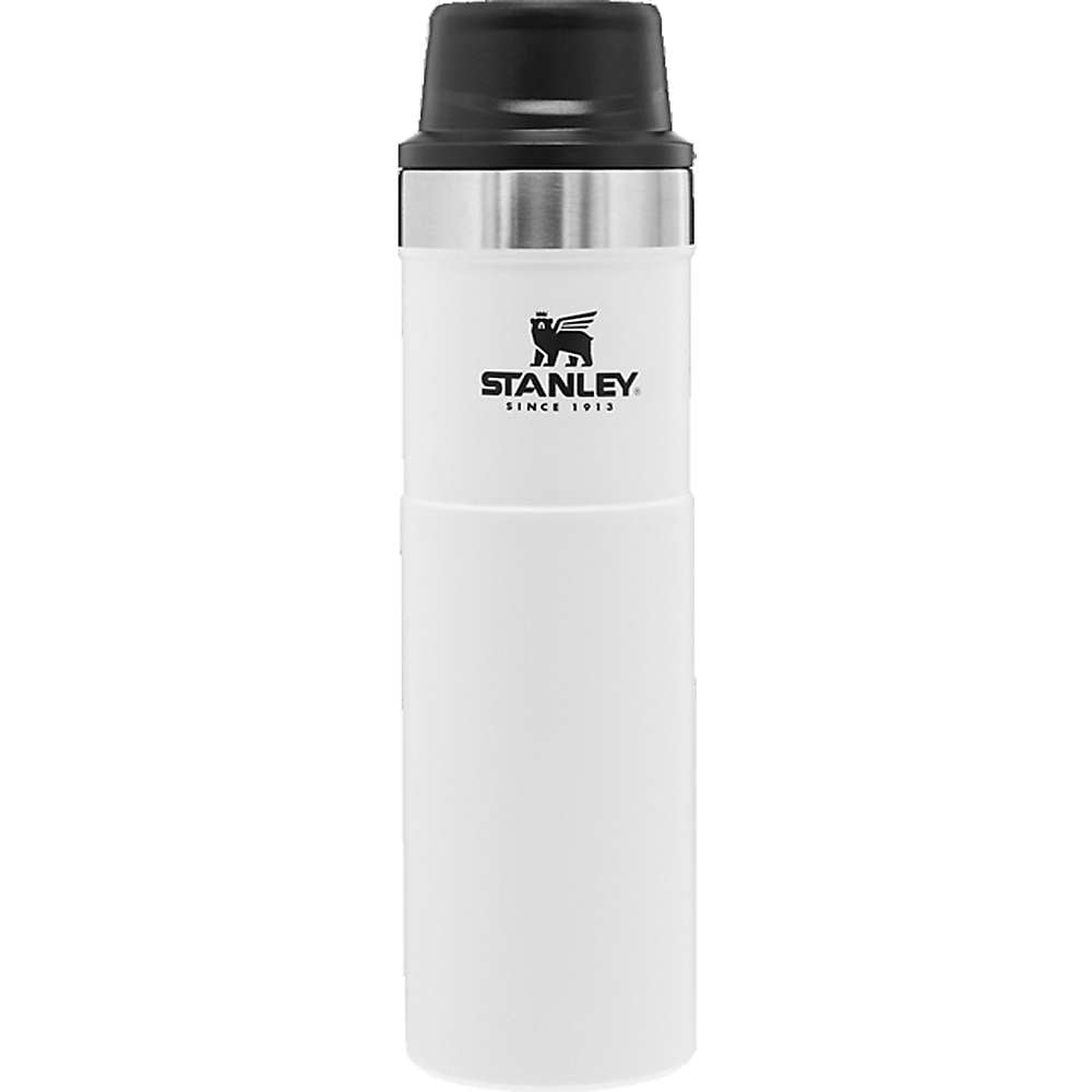 Stanley Classic 16oz Trigger-Action Travel Mug, White 