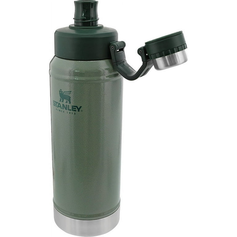 Stanley Classic Easy-Clean Double Walled Vacuum Insulated Water Bottle 36  oz - Hammertone Green 