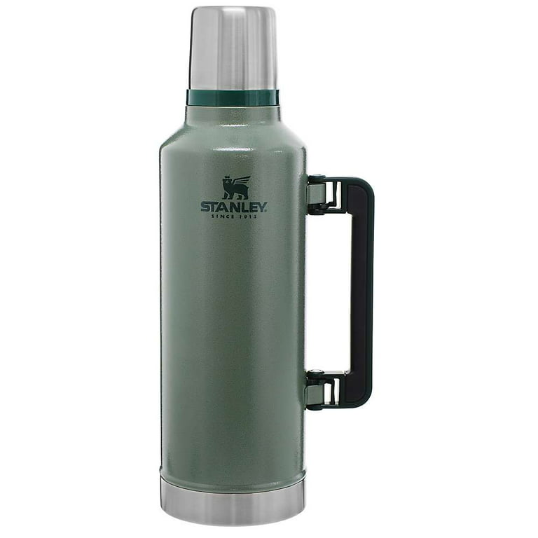 New STANLEY Classic Vacuum Insulated 1.9 Litre Thermos Flask Black Green  Navy