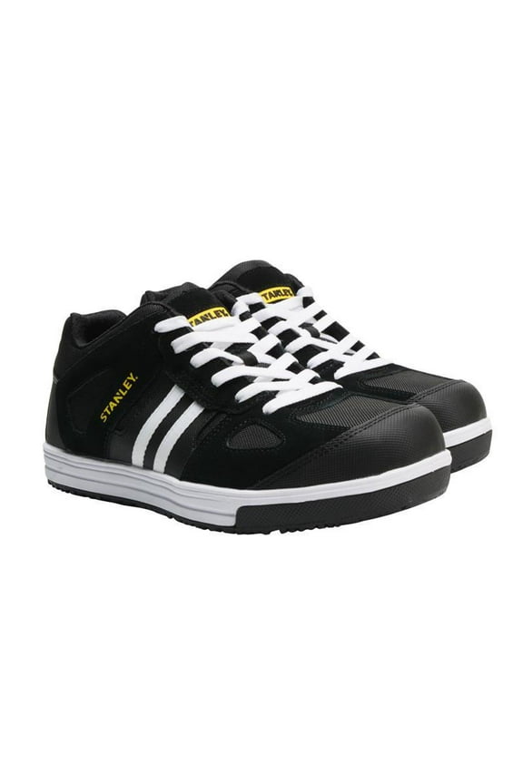 Clothing - Cody Safety Trainers Black/White Stripe - US 10