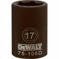 thumbnail image 1 of Stanley Consumer Tools 233325 0.5 in. Drive 17 mm 6 Point Impact Socket, 1 of 1