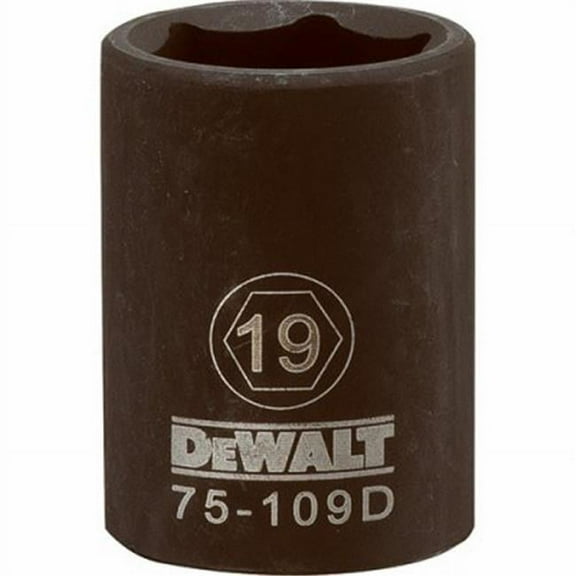 Stanley Consumer Tools 233327 0.5 in. Drive 19 mm 6 Point Impact Socket