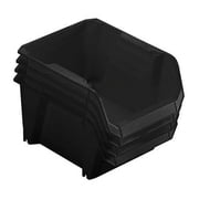 Stanley Consumer Tools 253907 No.3 Storage Bin, Black - Pack of 4