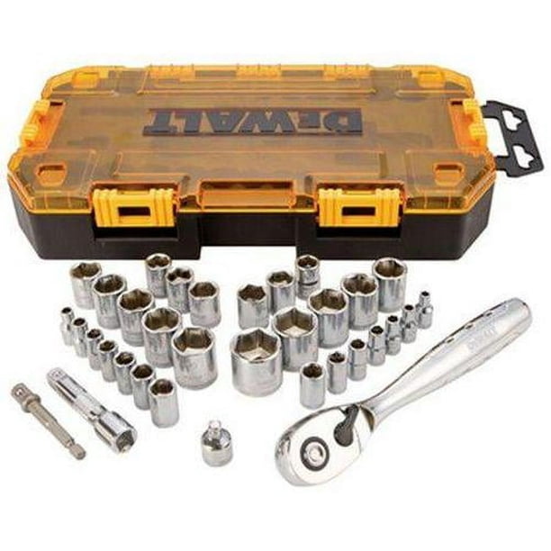 Stanley Consumer Tools DWMT73804 34 Piece Drive Socket Set; 0.25