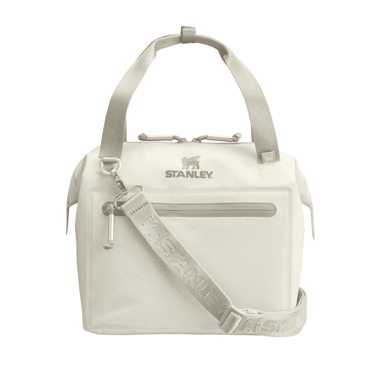 Stanley All Day Julienne Mini Soft Cooler Bag and Lunch Box - Cream Color | Can Cooler with Handles and Strap | 12 Hour Cooling | Insulated Travel Bag with Zipper | BPA-Free