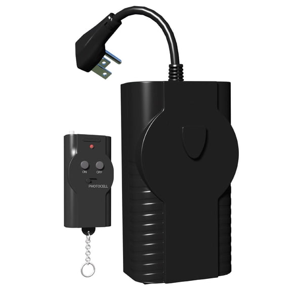 Stanley 31184 Outdoor Remote Control Twin Grounded 2 Outlet Outdoor Remote Control
