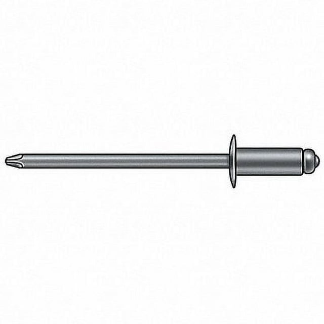 Stanley Engineered Fastening Blind Rivet,1.438" L,0.092" dia,PK500