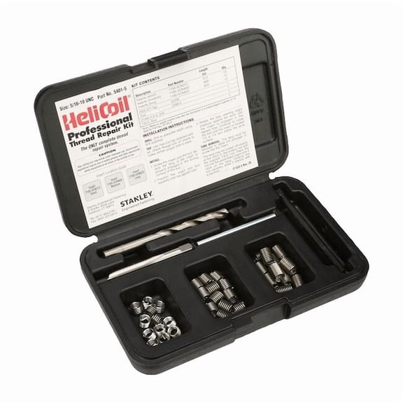 Stanley Engineered Fastening Thread Repair Kit,304 SS,5-40,36 Pcs 5401-05