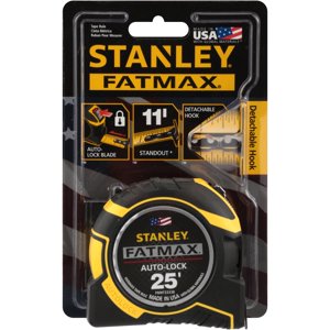 Stanley FATMAX Auto Lock Tape Measure, 25' x 1.25"