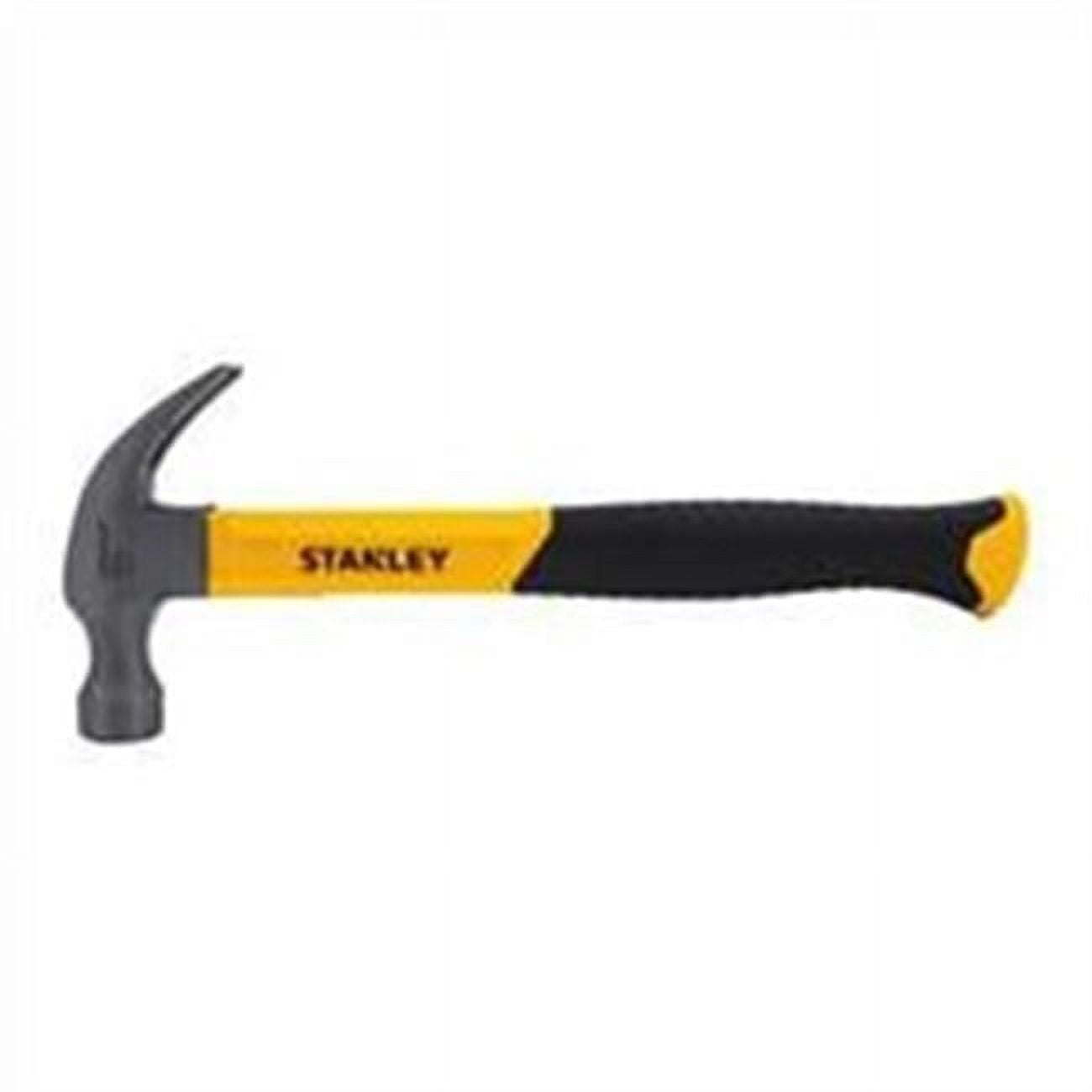 Stanley Fat Max  Fat Max 16 oz Curved Claw Fiberglass Nail Hammer - Yellow & Black