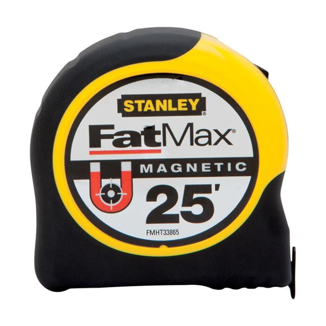 Stanley FatMax 25 ft. L x 1.25 W Magnetic Tape Measure Yellow 1 pk
