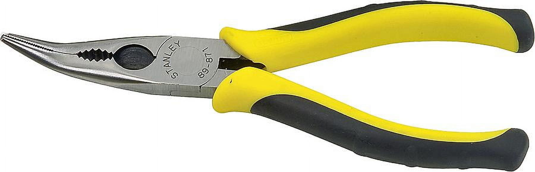 Stanley FatMax 6-3/8 in. Carbon Steel Bent Long Nose Pliers/Cutter