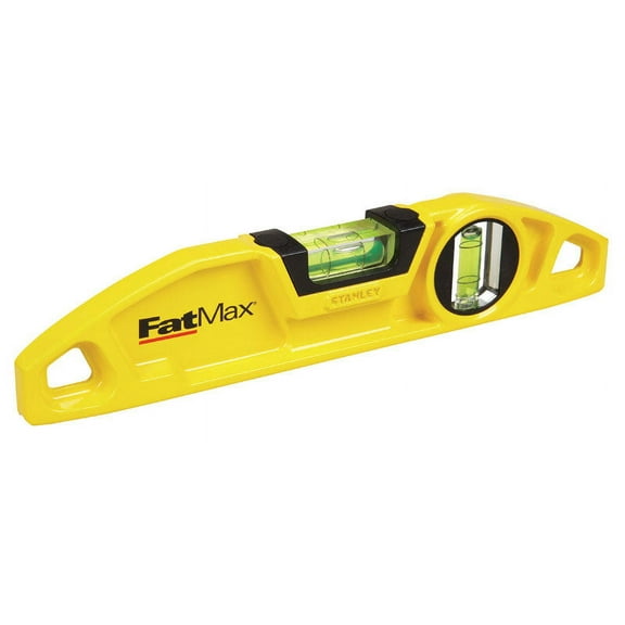 Stanley FatMax 9" Aluminum Torpedo Level 2 vial
