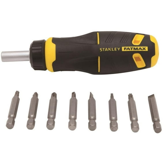 Stanley FatMax FMHT62287, Steel Ratcheting Quick-change Multi-bit Screwdriver