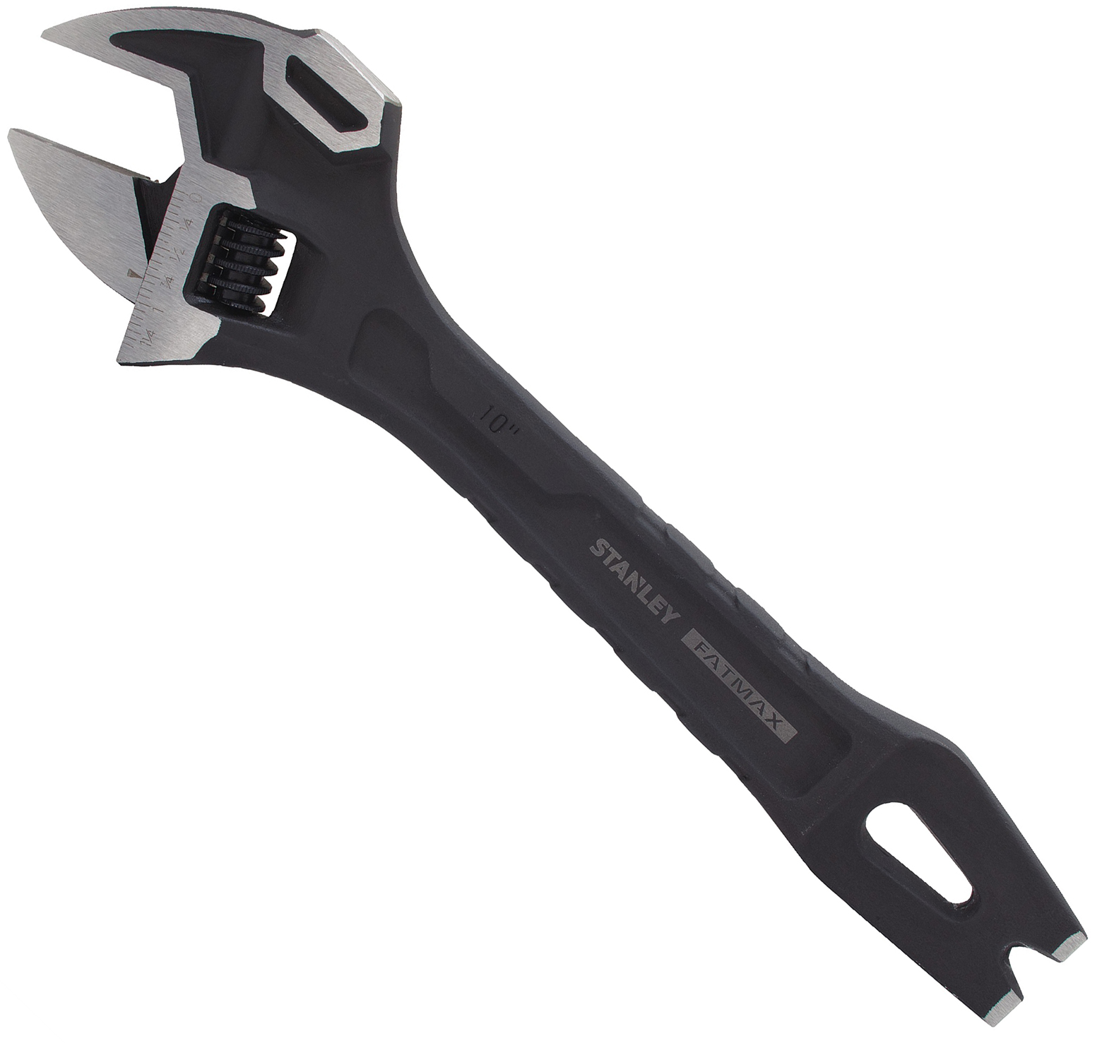Stanley FatMax FMHT75081 10" Black/Gray Adjustable Demo Wrench - image 1 of 3