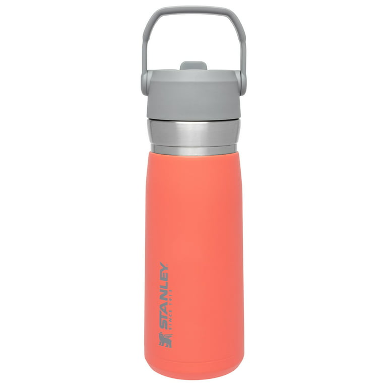 Water bottle, stainless steel, 650ml, Go Flip Straw, Charcoal