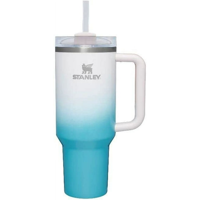 Stanley 40oz POOL Blue Flowstate Quencher H20 Tumbler UPC 041604376108 NEW  NWT