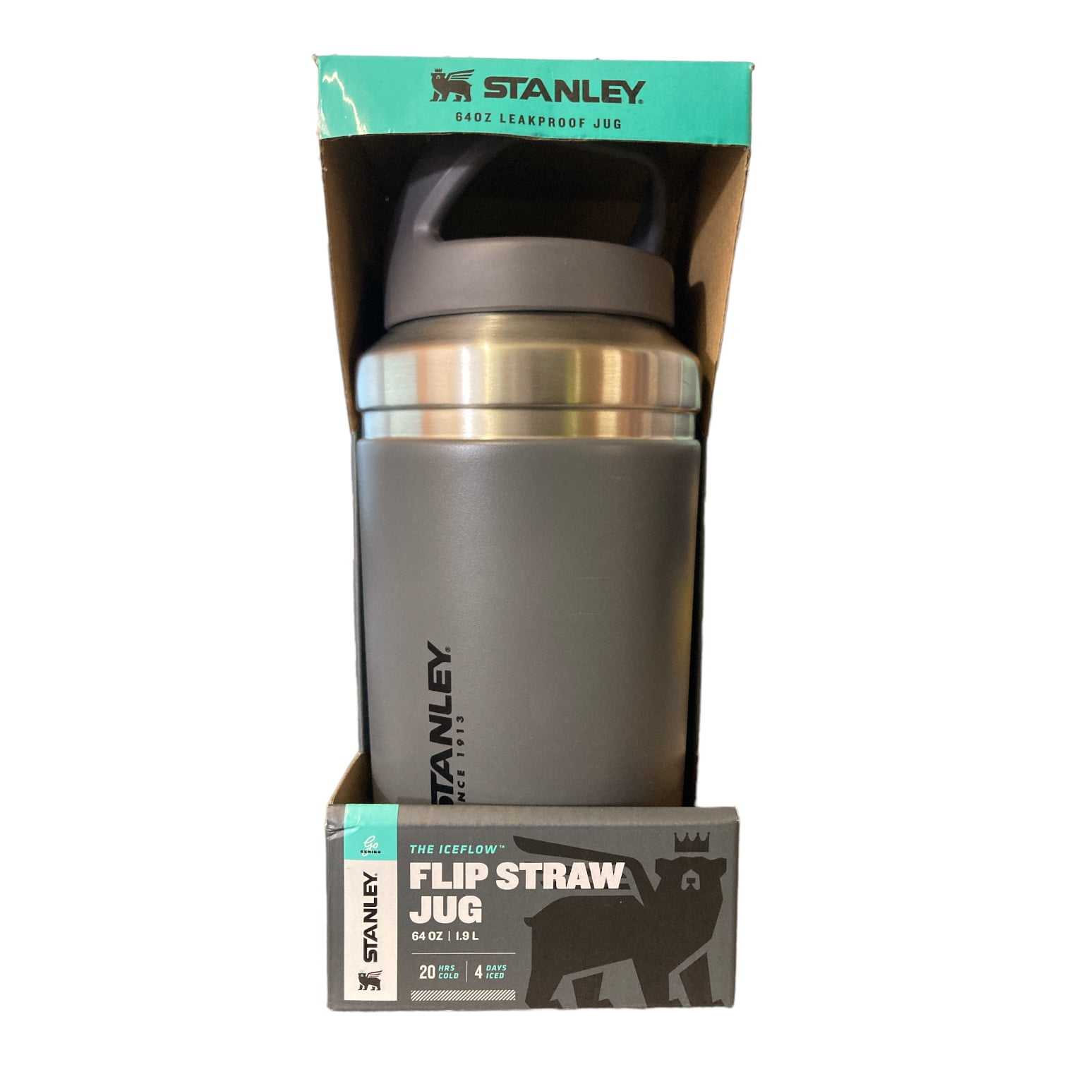 Stanley IceFlow Flip Straw Jug 40oz Charcoal