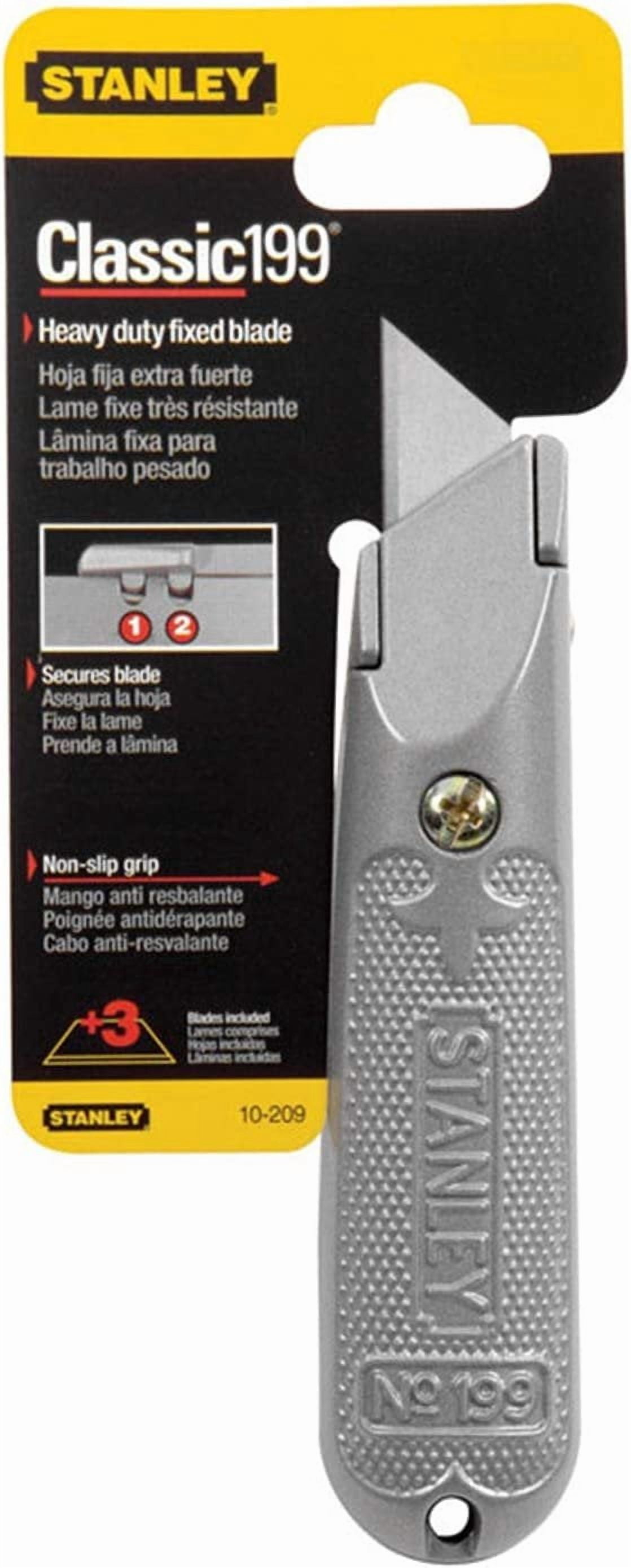 OUTLET商品♠ BASSOLS 4点セット　STANLEY　グレー系　D Stanley Hand Tools 10-209 Contractor Grade Utility Knife Fixed