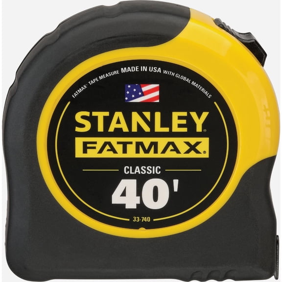 Stanley Hand Tools 33-740L 40' FatMax Tape Rule  Residential Use, Standard Application