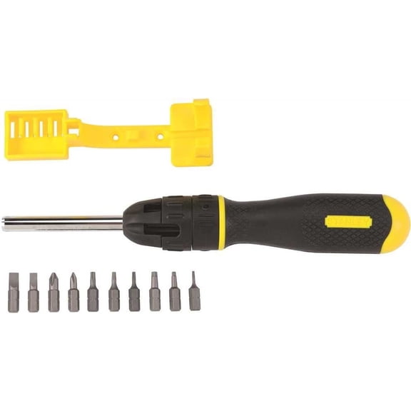 Stanley Hand Tools 68-010 10 In 1 Multi Bit Ratchet Screwdriver