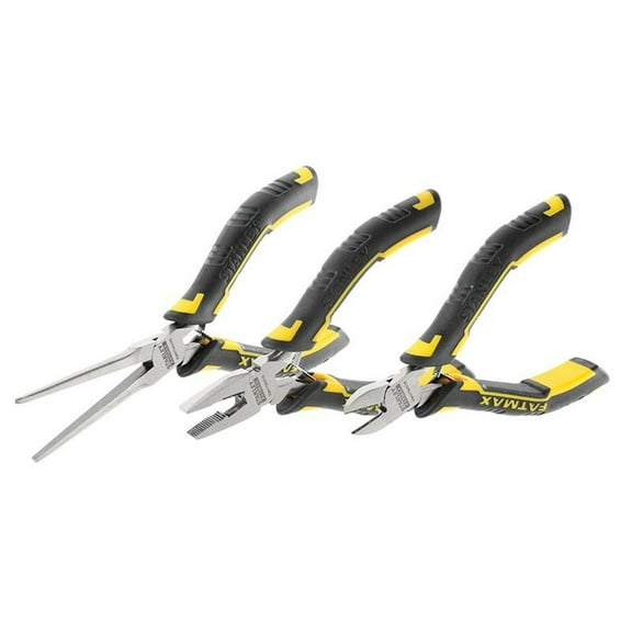 Stanley Hand Tools Fatmax Mini Pliers Set, 3 Piece