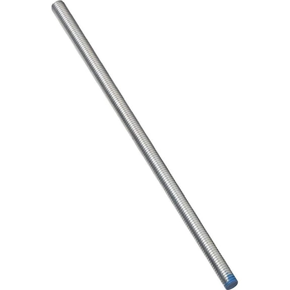 National Hardware Threaded Rod UNC Zinc Plated - 1/2-13 Thread - 12 in, Metal