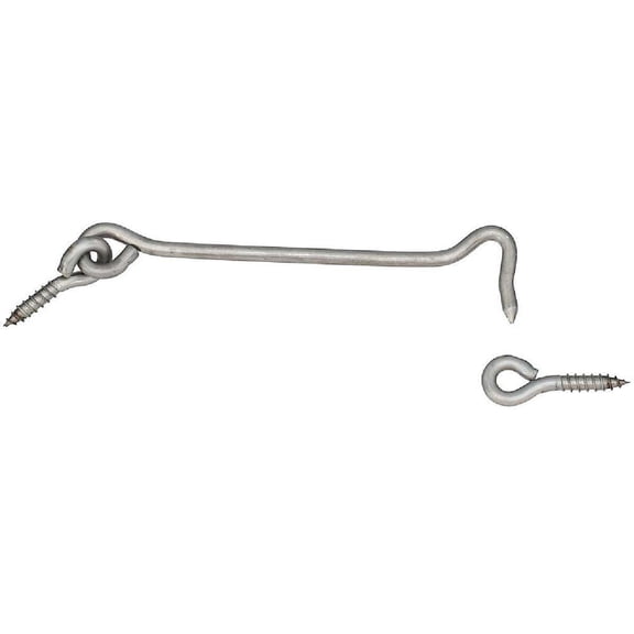 NATIONAL/SPECTRUM BRANDS HHI N348-425 6-Inch Stainless Steel Hook/Eye