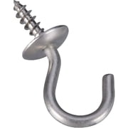 Stanley Hardware 348-433 Cup Hook, Stainless Steel, 3/4