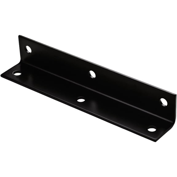 Stanley Hardware 351487 Steel Brace Corner, 1.6" x 9" x 1/8", Black