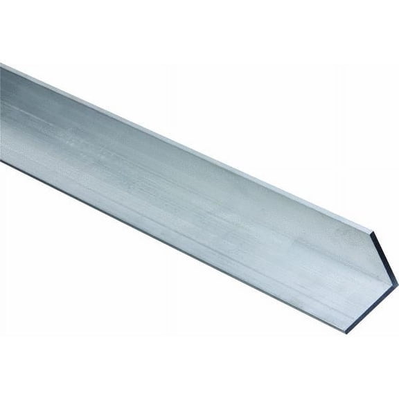 Stanley Hardware 4204BC Series 247452 Solid Angle, 72 in L, Aluminum, Mill