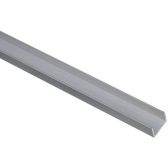 Stanley Hardware 4208BC Series 342287 Channel, 48 in L, U, Aluminum, Mill