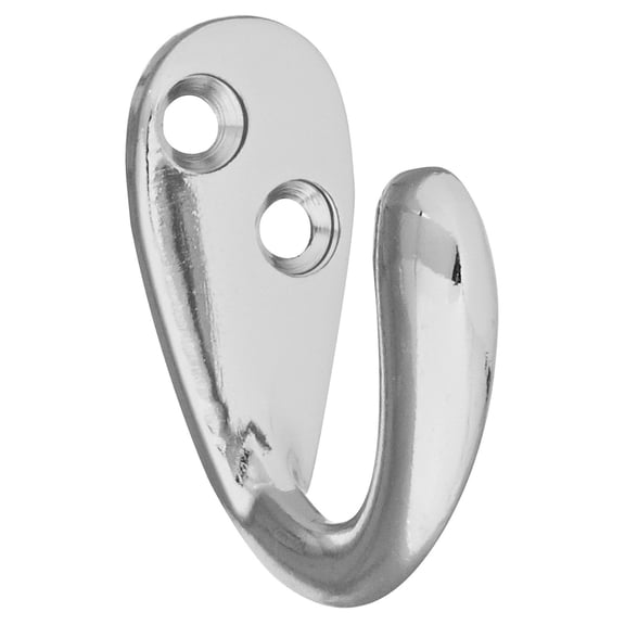 Stanley Hardware 750011 Bright Nickel Interior Decor Single Robe Hook
